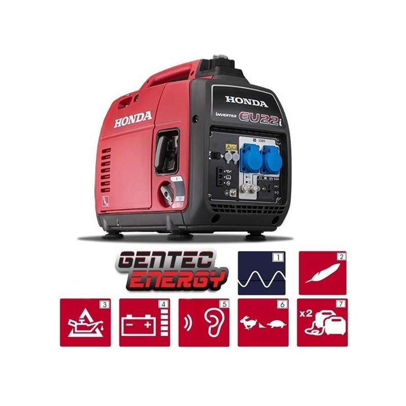 Honda EU22i Inverter Petrol (2,2 kVA - 230V) Honda EU22i Inverter Petrol (2,2 kVA - 230V)