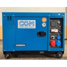 Aggregaat CGM S9000 DUAL AVR Diesel 9 kVA 400V | 5,6 kVA 230V