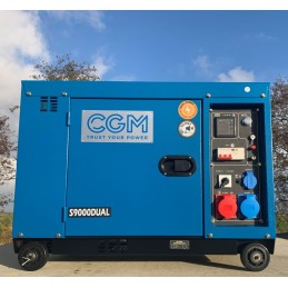 Aggregaat CGM S9000 DUAL AVR Diesel 9 kVA 400V | 5,6 kVA 230V