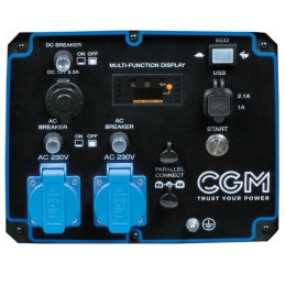 Aggregaat CGM V3300i Inverter Benzine 3 kVA - 230V