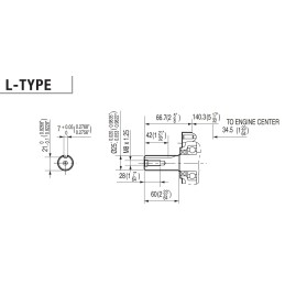 Honda Motor GX240UT2X-LX-Q4-OH 7,9 HP Horizontale Kurbelwelle 25 mm