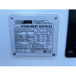 Aggregaat Genmac Stone Rent G35YS-E3 AVR Yanmar Diesel 30 kVA 400V