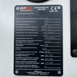 Stromerzeuger Perkins Diesel 60 kVA Genmac Stone Rent 400V